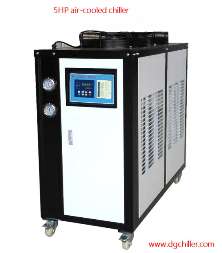 How much power chiller does the 100KG extruder match?